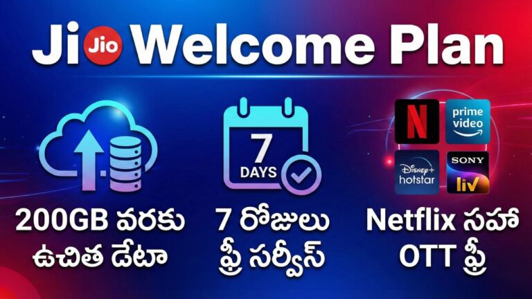 Jio Welcome Plan