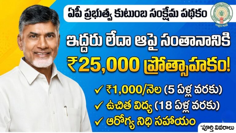 AP Govt Family Welfare Scheme
