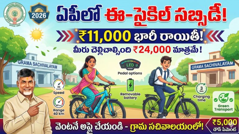 AP e Bicycle Subsidy Scheme 2026