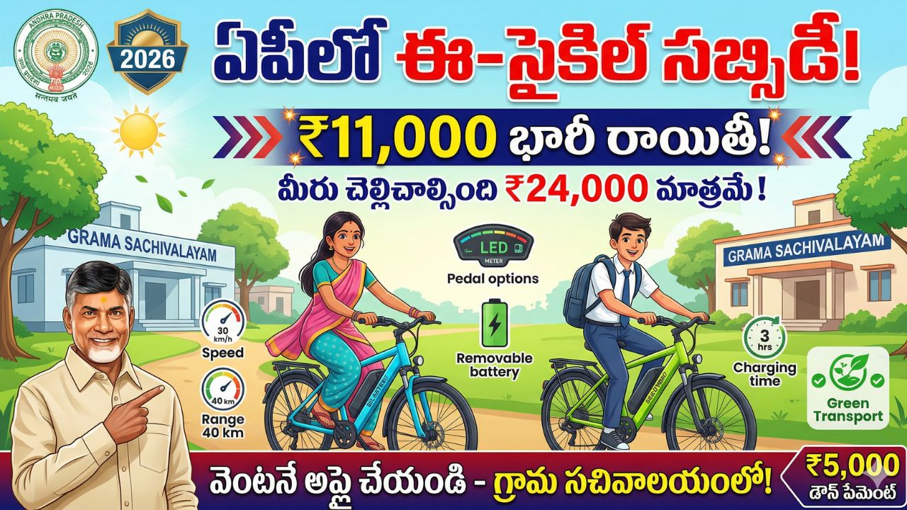 AP e Bicycle Subsidy Scheme 2026