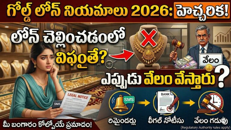 Gold Loan Auction Rules 2026