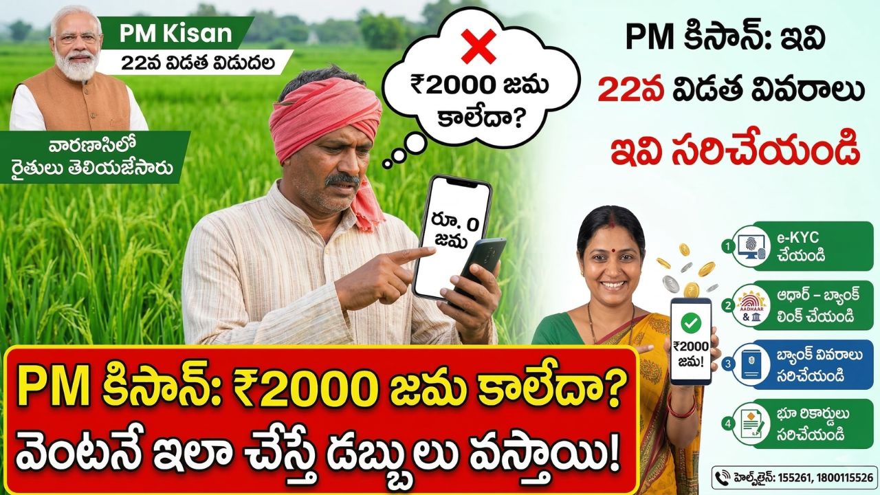 PM Kisan 22nd Installment