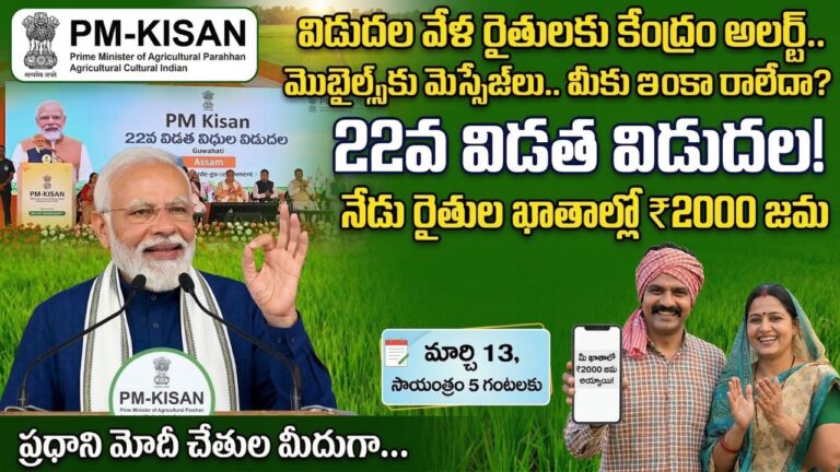 PM Kisan 22nd Installment Released