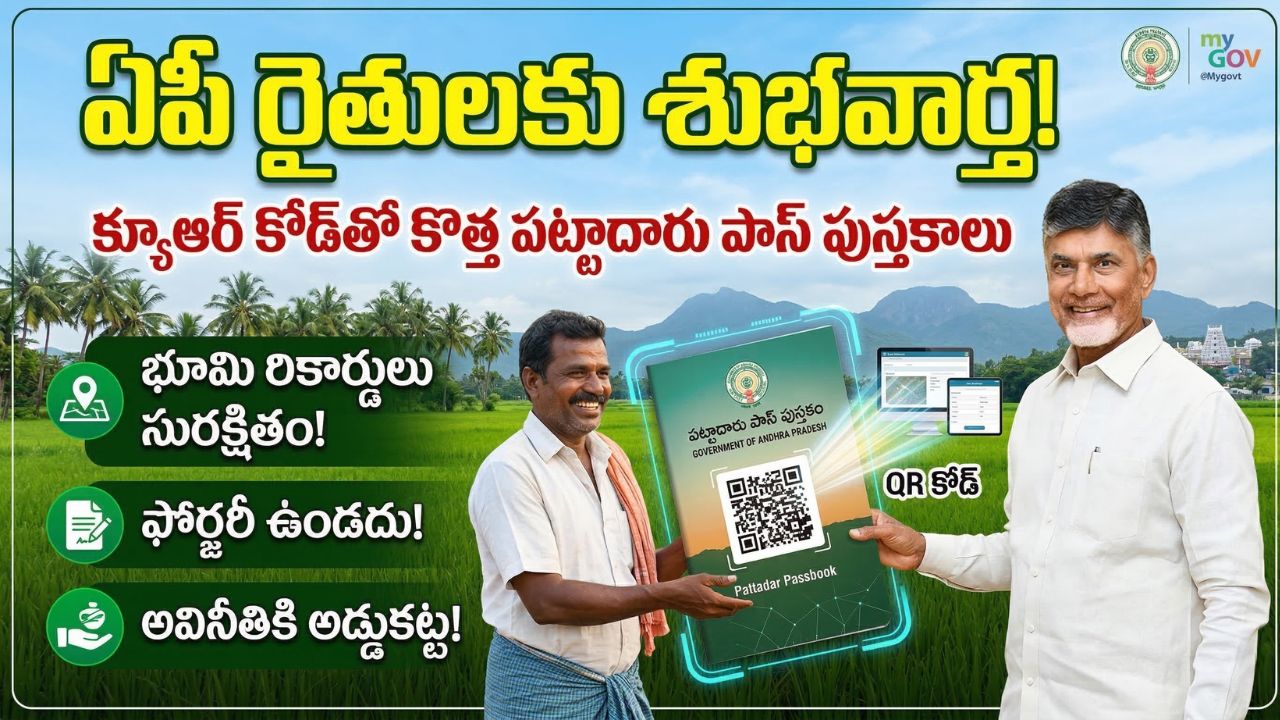 QR Code Pattadar Passbook AP